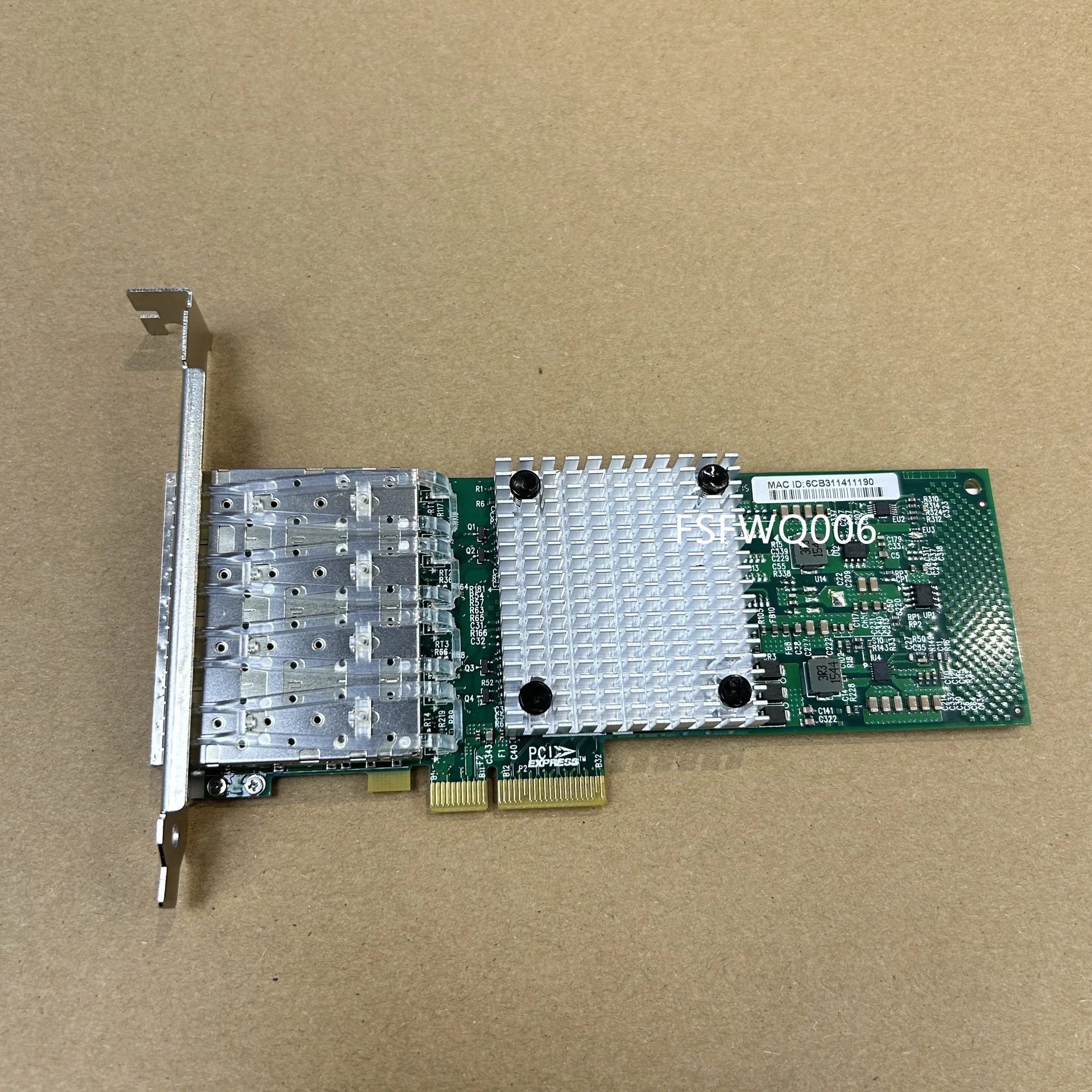 

Customizable Intel FN350-4SFP network interface card
