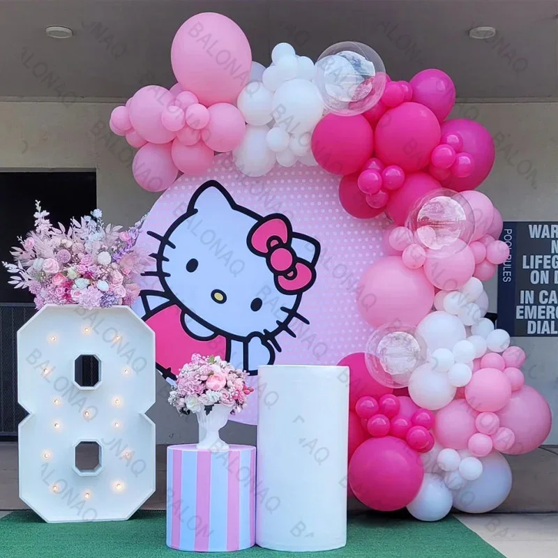 93Pcs Pink Kt Theme…