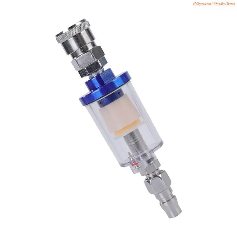 Air Dryer Water Oil Separator for Compressors Sprayer Paint Guns Pneumatic Tool with 1/4 Inch NPT Inline Moisture Filter W91B