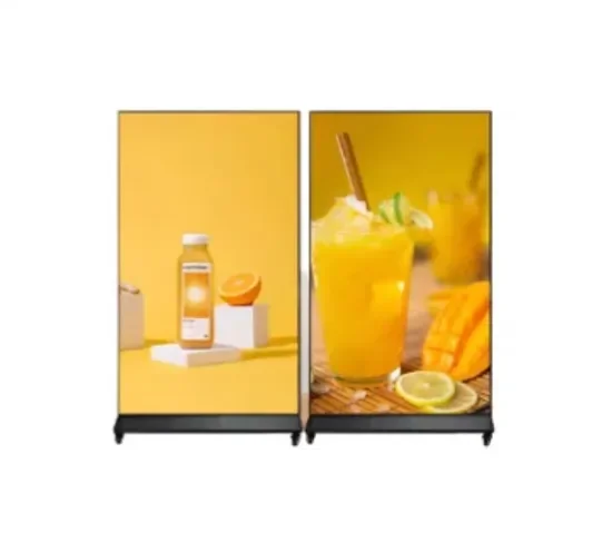 65 Inch 3D 4K Full Color Screen Outdoor Video Poster Storefront Display Advertising Screen Digital Signage AdvertisingCustom Wea