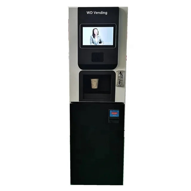 Self service espresso qr code fresh grind brew coffee vending machines price fully automatic visa with spare parts WF1-306F