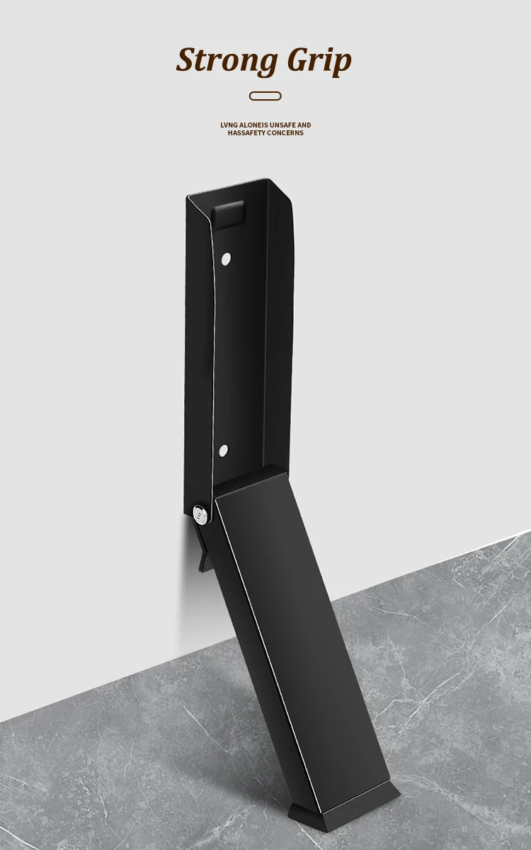 Edelstahl Winddicht Tür Stopper Anti-kollision Hause Magnet Tür Stapper Selbstklebende Tür Anti-Rutsch-Halter Fußmatte – Detail 6