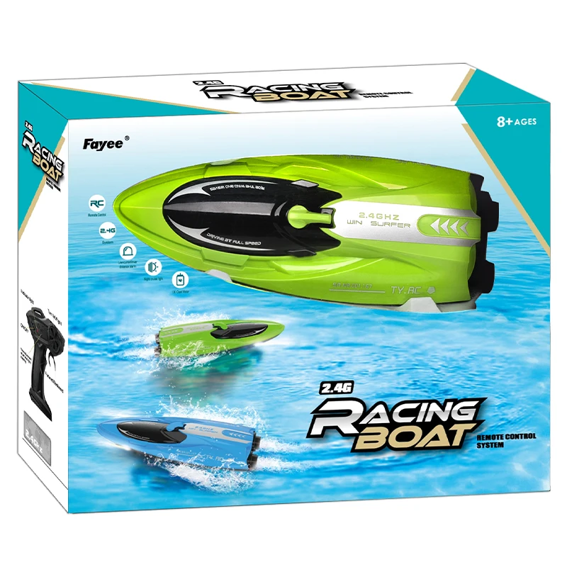 2.4G Remote Control Speedboat Toy - High-Speed RC Boat with Video Chat, WiFi Camera, and Long Control Range