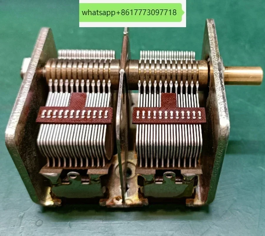 

Б/у Cb-2-365 Air Medium Dual Variable Capacitor Mineral Radio Electronic DIY