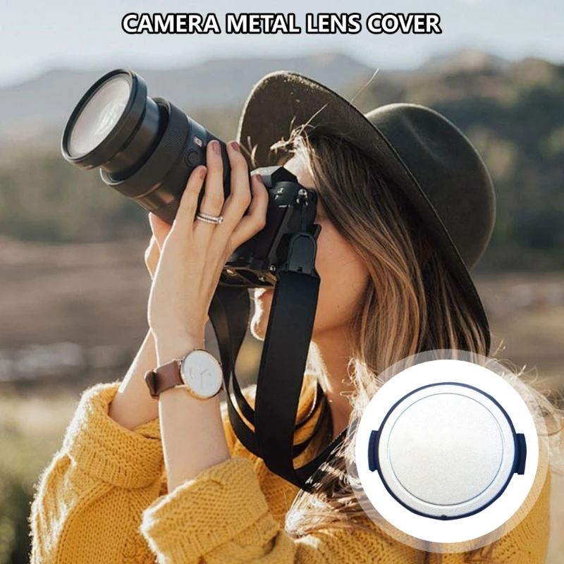 Capuchons d'objectif en métal 46mm, capuchons d'objectif caméra stables 46mm pour objectif caméra G45 G28 directe