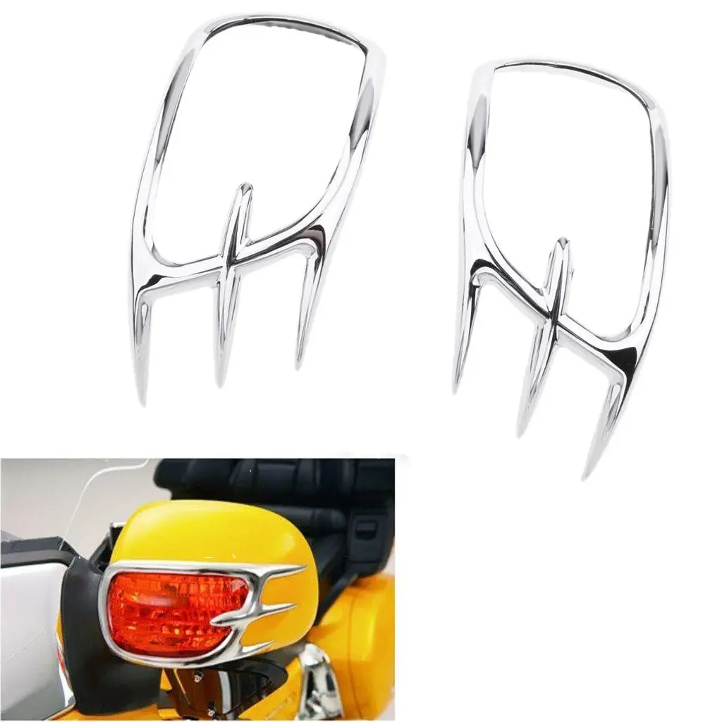 Turn Signal Light Trims ABS Chrome Guard for Honda GL 1800 Goldwing 2006 to 2011 Motorcycle Parts