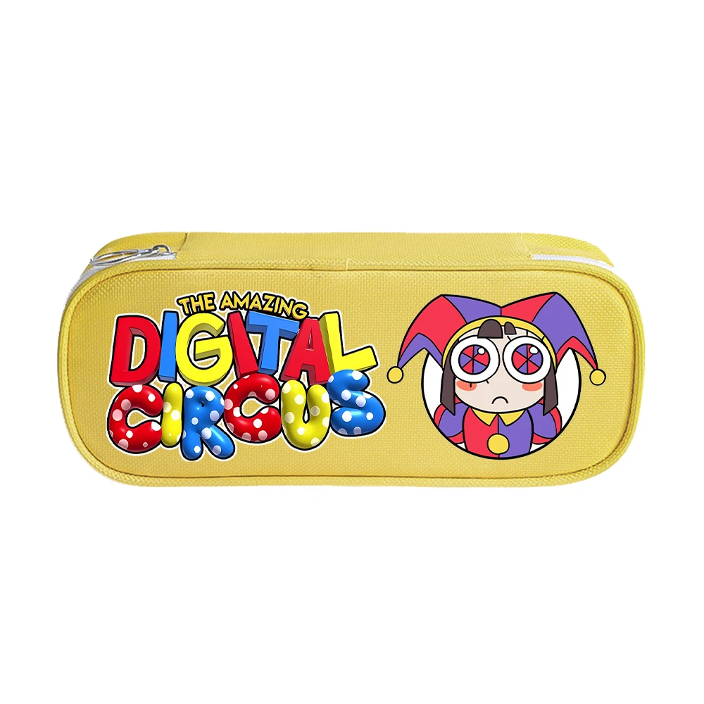 The Amazing Digital Circus Pencil Case Anime Pencil Cases Kids Cartoon Stationery Kawaii Pencil Bags Children School Supplies