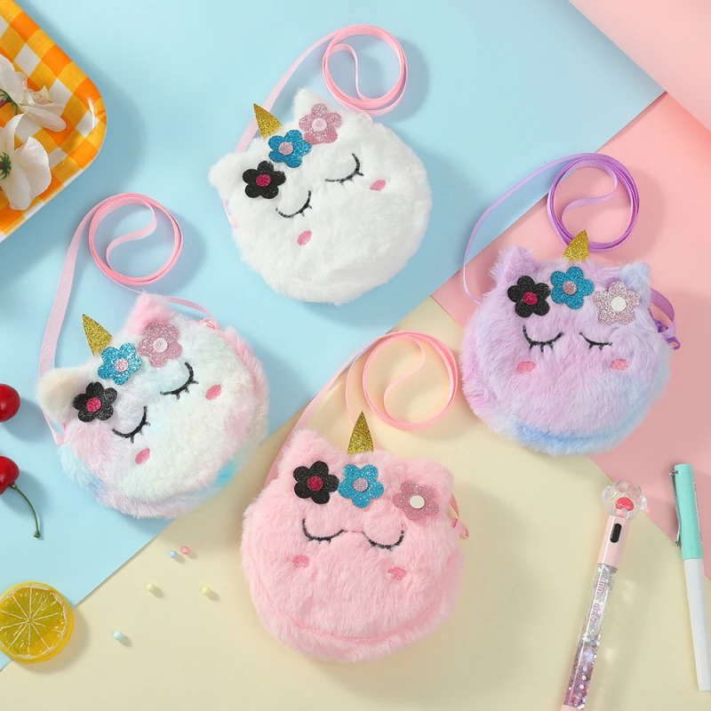 Plush Unicorn Cross-Body Bag 2
