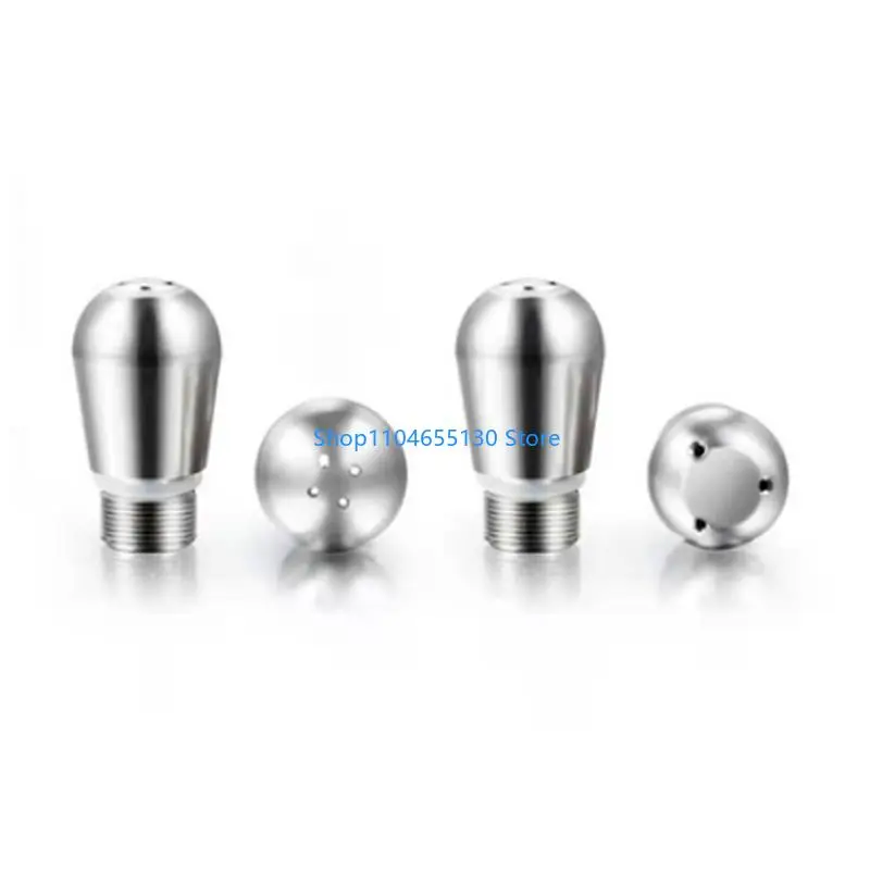 Steam Nozzle Tip Spout Milk Foam Spout Replacement Parts Accessory for Coffee Machines Stainless Steel 3/4 Holes