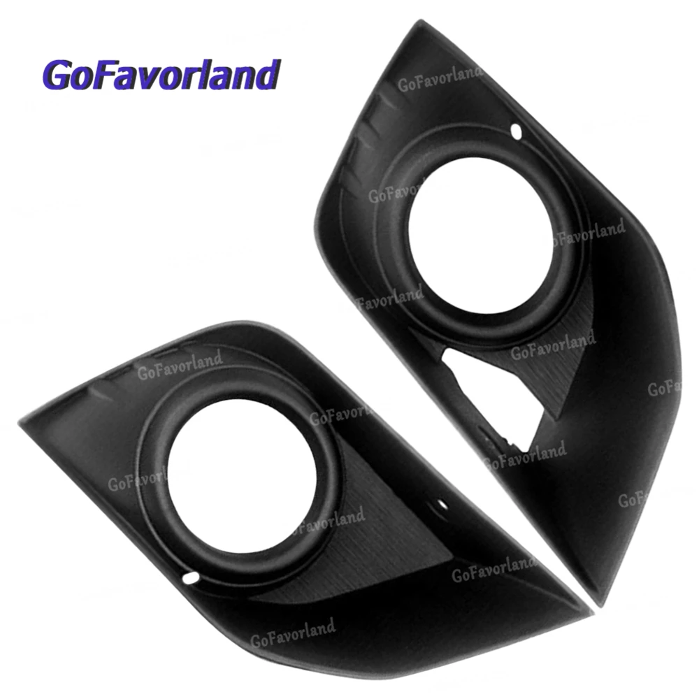 

Pair Front Left Right Fog Light Bezel Cover Plastic Unpainted MI8321717 MI8321718 For Mitsubishi Outlander Sport 2016-2019