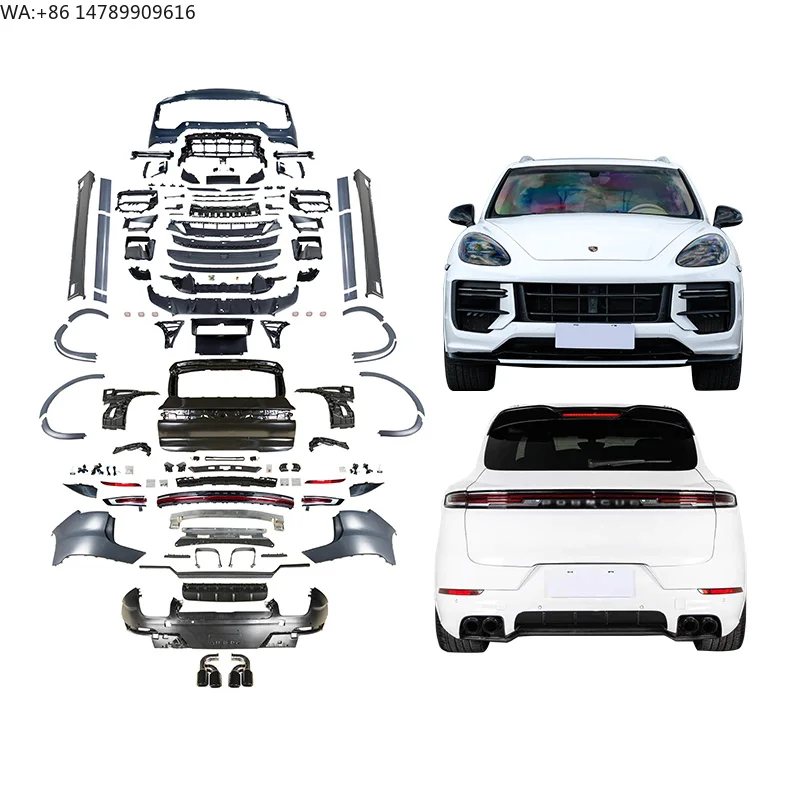 2011-2014 958 Car Modification Front Bumper Rear Bumper Taillights 2024 Turbo GT Car Bodykit Suitability For Body Kit Fu