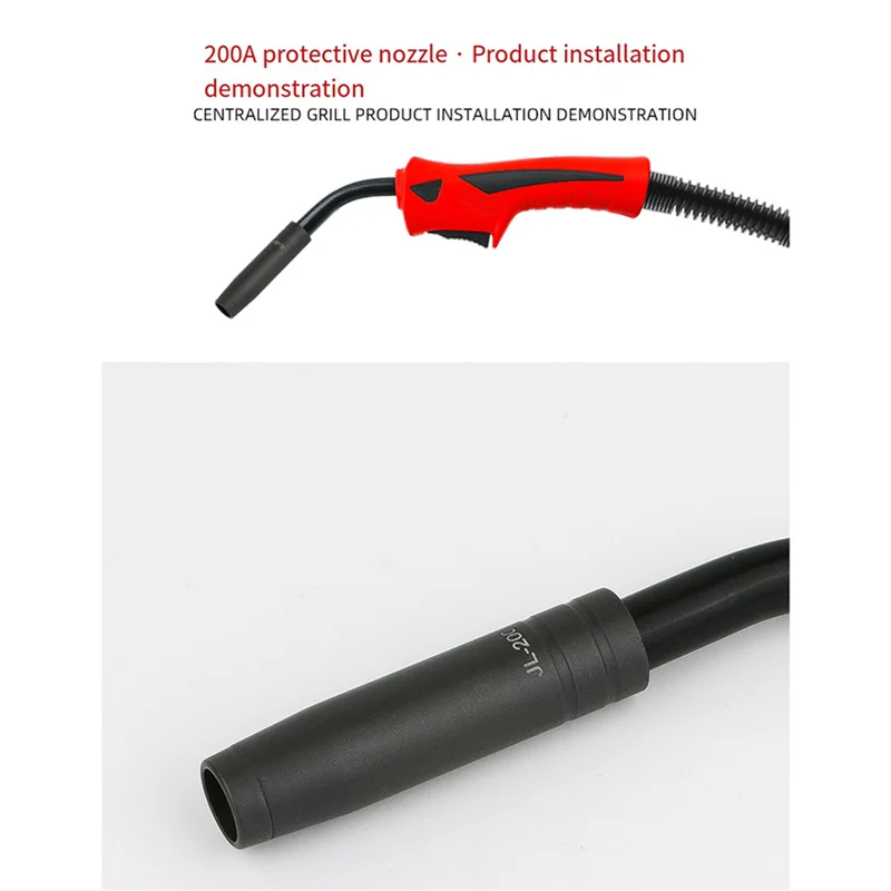 

ABRS-5X Shielded Welding Protective Mouth Front Welding Machine Accessories Torch Welding MIG Welder Welding Torch Parts A