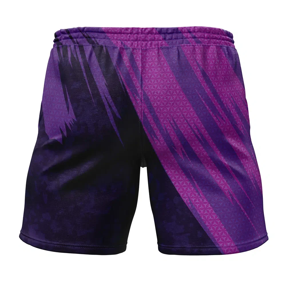 Anime pants 3D digital printing summer men's fitness shorts quick-drying mesh shorts sports and leisure