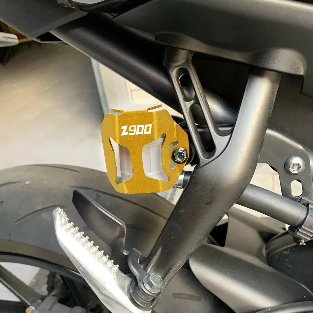 

FOR Kawasaki Z900 Z 900 Z-900 Z - 900 2017 2018 2019 Motorcycle Accessories CNC Rear Brake Fluid Reservoir Cover Guard Protector