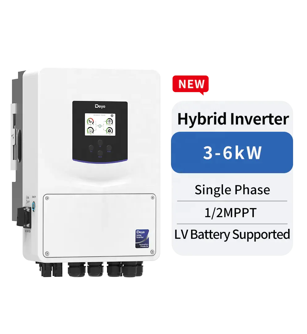 Deye SUN-5K-SG06LP1-EU-CM2 Hybrid Inverter 5KW Single Phase Low Voltage Solar Inverter