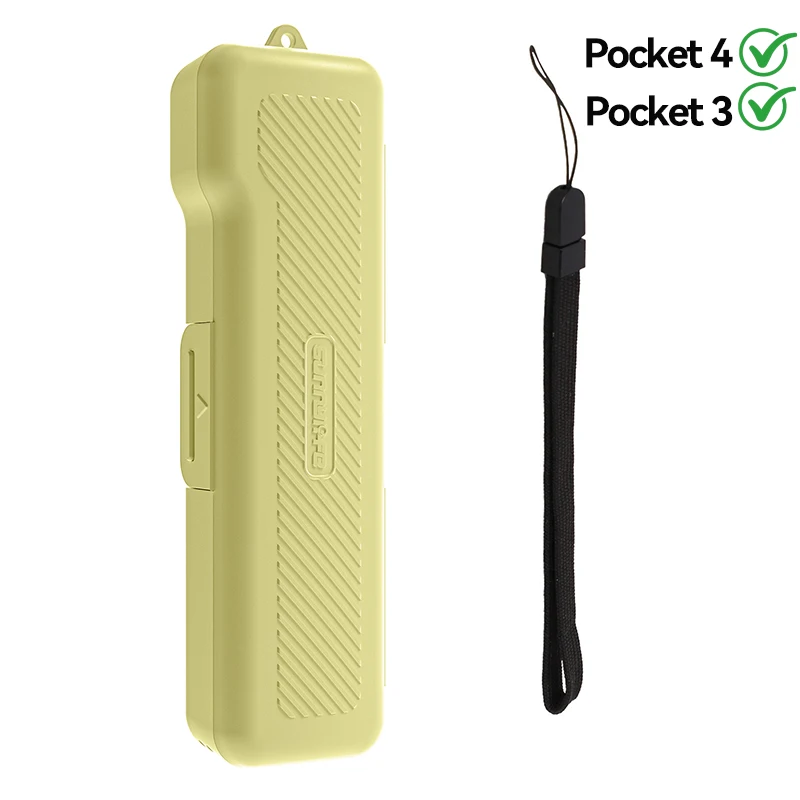 Für DJI Pocket 4 3 Aufbewahrungsbox Sturzsichere Klappabdeckung Wasserfeste Kamerahülle mit Trageband für Outdoor-Aufnahmen Vlog-Zubehör