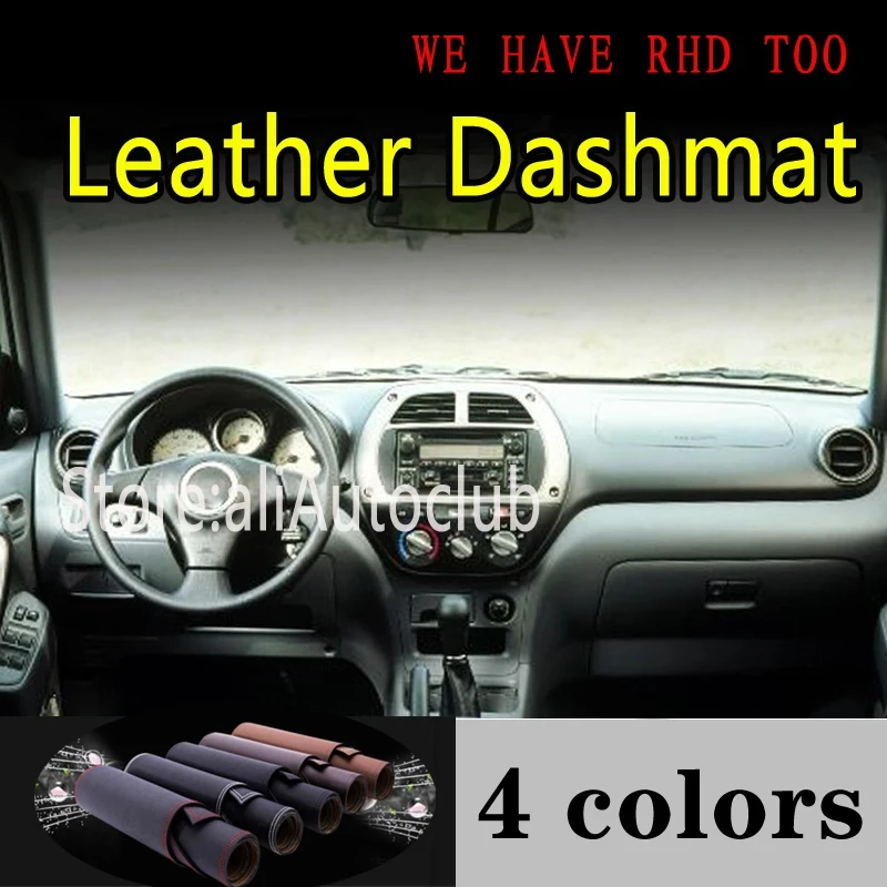 

PU Leather Dashmat Dashboard Cover Pad Dash Mat Car Accessories Protector For Toyota Rav4 Xa20 2000 2001 2002 2003 2004 2005