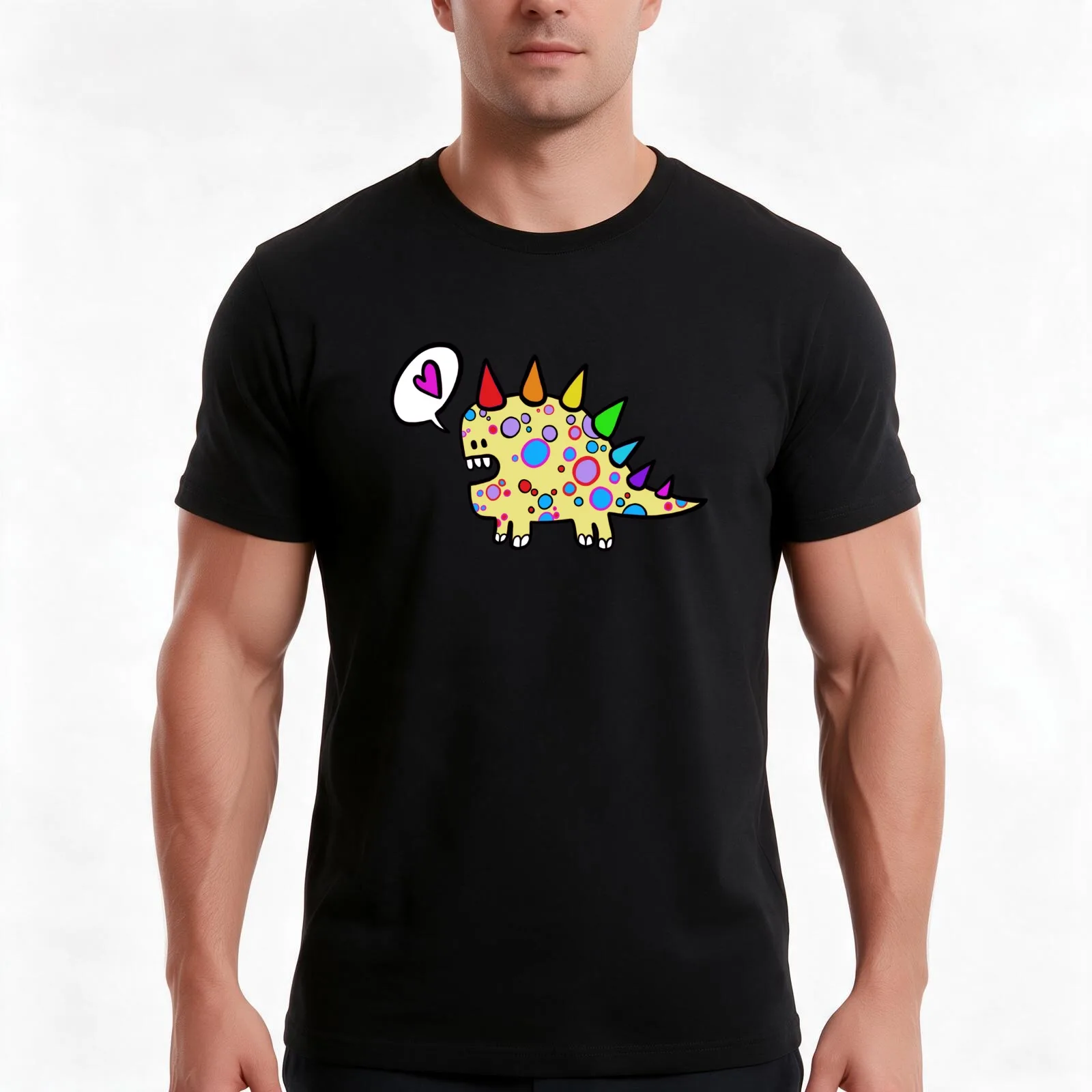 Pepperoni The Dinosaur Men T Shirt t shirt man luxury