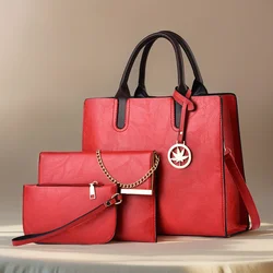 Three-piece set of women's bags Women's shoulder Handbags Bag for 2025 Female luxury designer Casual fashion bags
