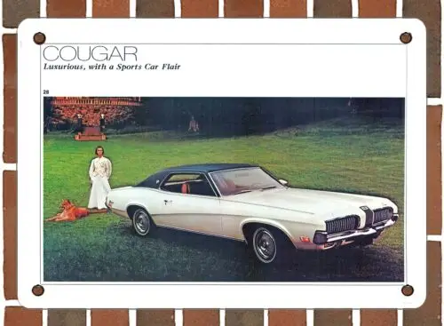 METAL SIGN - 1970 Cougar XR7 - 10x14 Inches