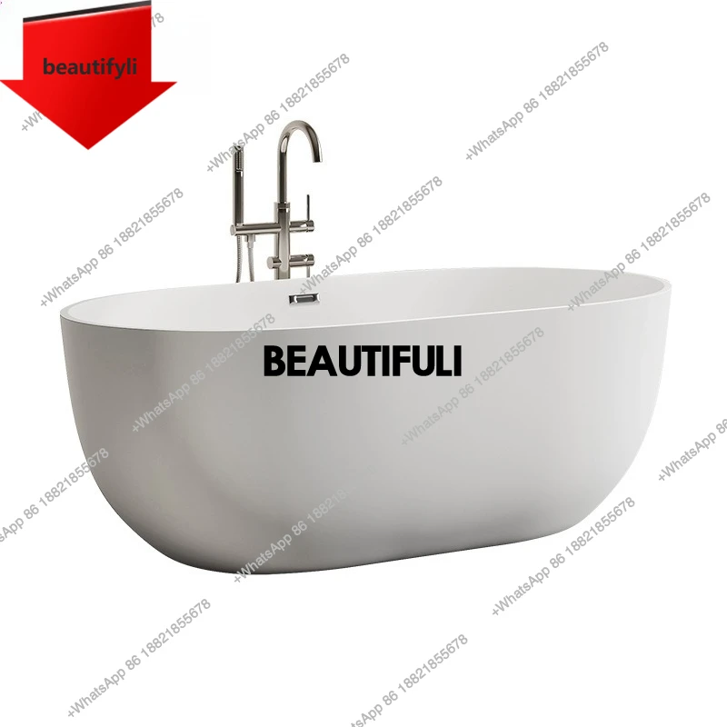 X188 Oval independent bathtub Japanese-style bubble pool home hotel bed and breakfast bathtub