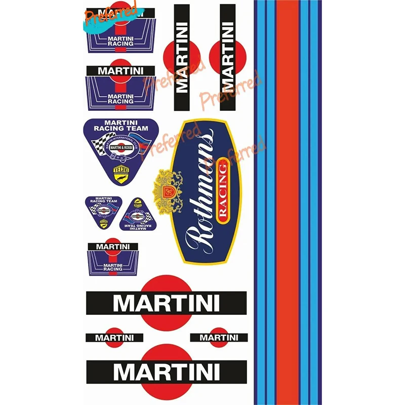 Decal US Cars Model Making RC Sticker Set Universal FOR Texaco SHARK Car Sticker Vinyl Cover Scratches Waterproof