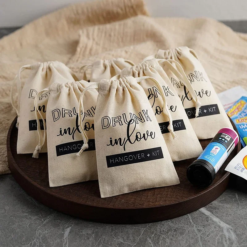 5pcs Hangover Kit Bags Bachelorette hen Party bridal shower wedding engagement 16th 18th 21st 30th 40th 50th 60th birthday gift view 4