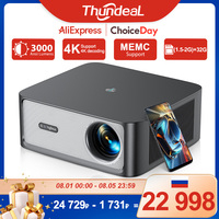 ThundeaL TD98Pro Portable Projector 2K 4K Full HD Movie Gaming TD98 Pro 2G 32G Video Home Theater WiFi Android Beam Projector