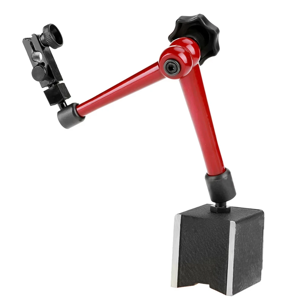 A26F-Supporto base magnetico Supporto base universale Comparatore da 350 mm Indicatore di prova regolabile