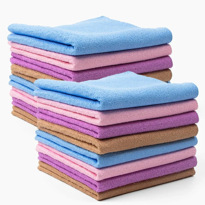 

1Pc 30x30cm Microfiber Mirror Cleaning Cloth Traceless Glass Wiping Towel Kitchen Specific Dishwashing Non Greasy Scouring Pad