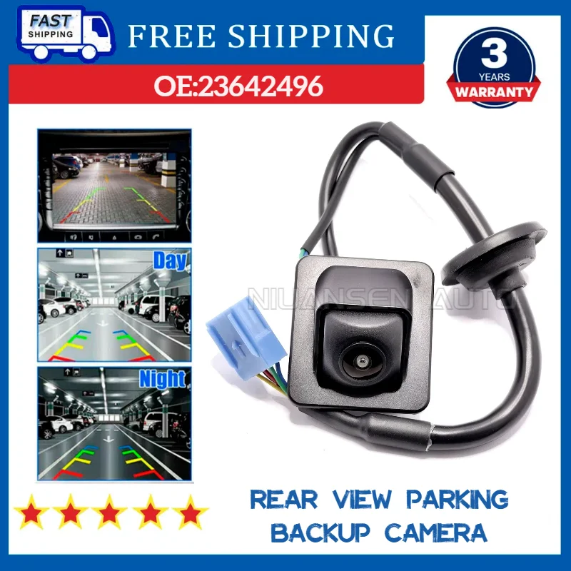 

23642496 Rear Reverse Camera For MG Hector Chevy Captiva Wuling Almaz Baojun 530 Rear View Parking Backup Camera 23545872