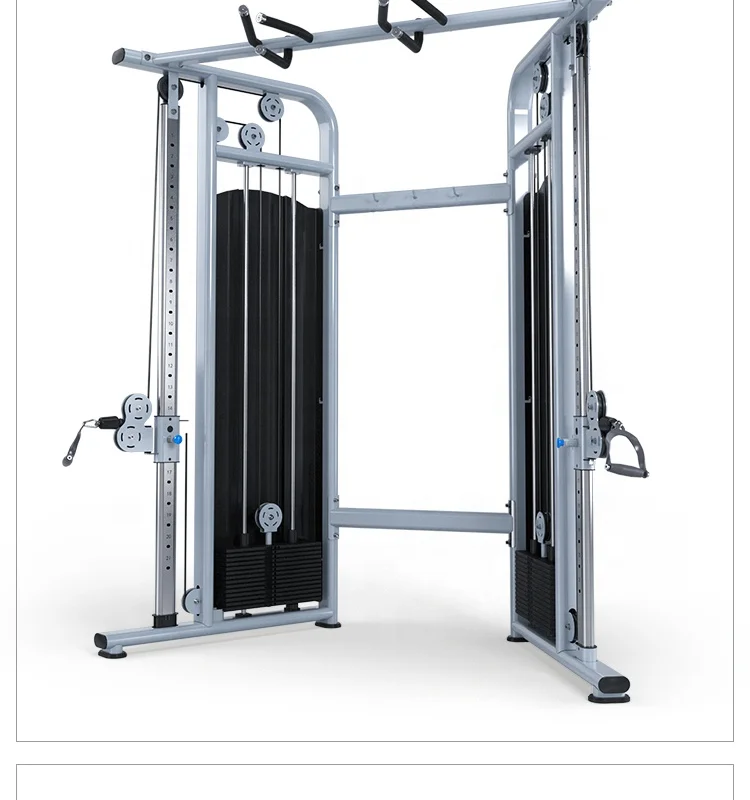 

GYM Use Multi Functional Trainer Dual Cable Fly Machine Cable Standing Fly
