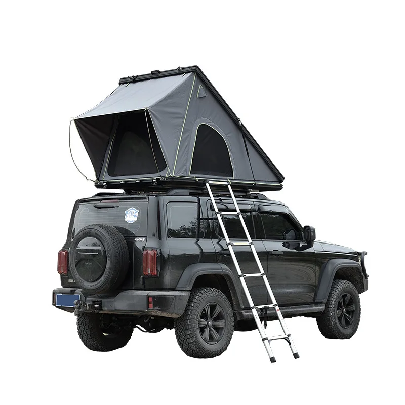 Aluminum alloy triangular roof tent fully automatic folding outdoor camping self-driving tour SUV car car tent room