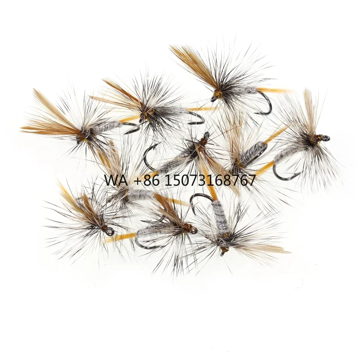 

Оптовая продажа Адамс Флайт # 14, искусственная приманка для рыбалки на форель с парашютом, приманка для взрослых Mayfly Flying Caddis или Midge