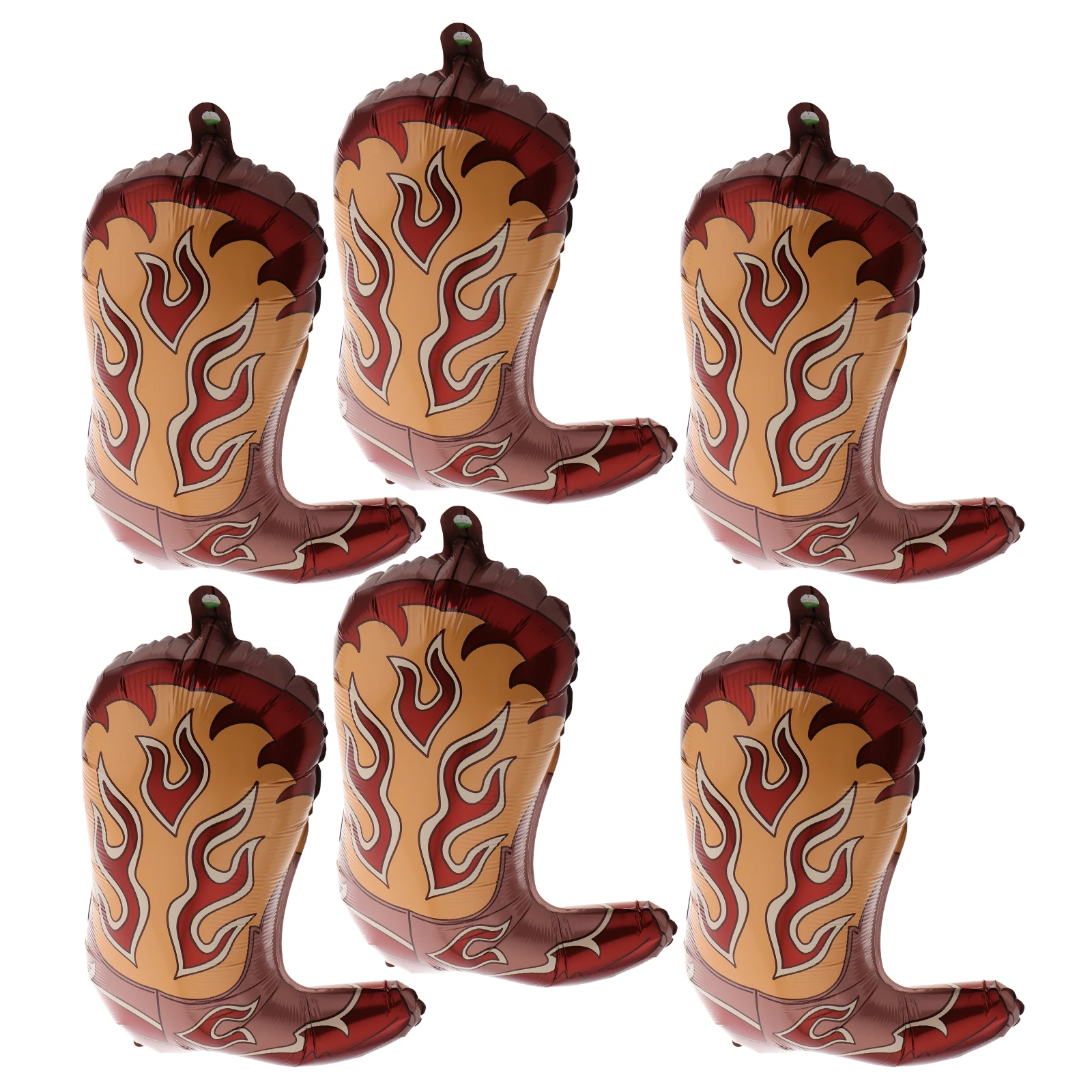 

6Pcs Western Cowboy Boot Balloons Birthday Party Decorations Inflatable Cowboy Theme Party Supplies Boot Centerpieces