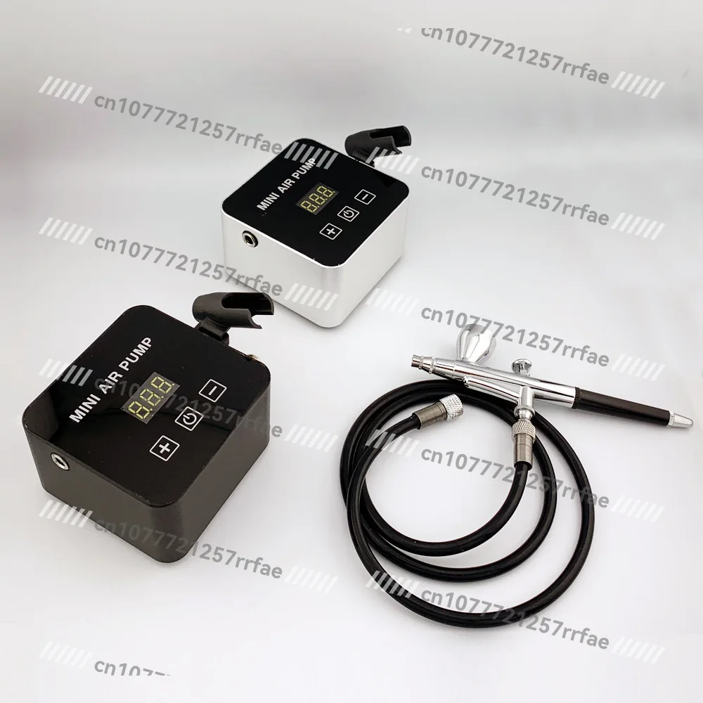 Mini electric square manicure gradual change color makeup model coloring spray painting spray gun spray paint pen