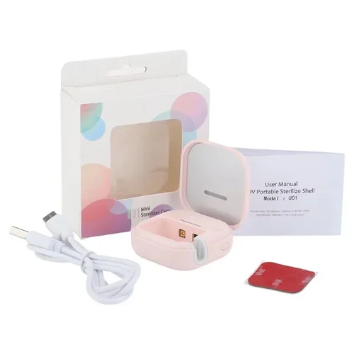 무선 미니 칫솔 살균기, USB 충전, 블루 라이트, UV 소독기, 충전식 칫솔 건조 케이스, 320mAh 