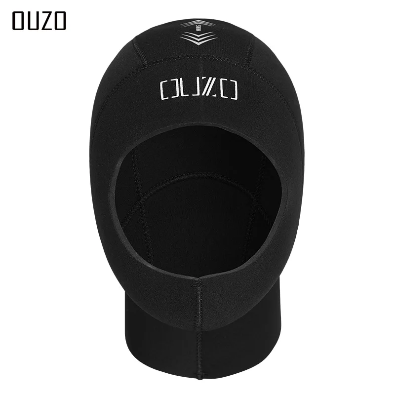 OUZO5mm Thickened Surfing Diving Headgear Men Women Surfing Winter Swimming Fishing Hunting CR Super Elastic Warm Snorkeling Cap