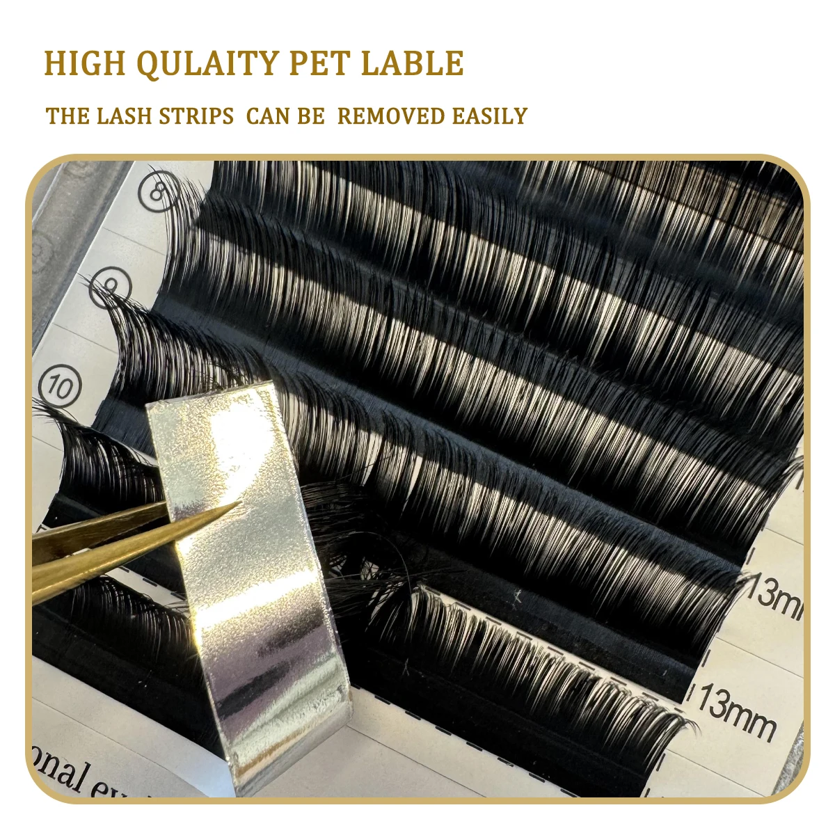 Domi Faux vison Faux Extensions de cils individuels LB LC LD LJ LU Curl Mix haute qualité Faux Camélia facile préfabriqué cils en éventail