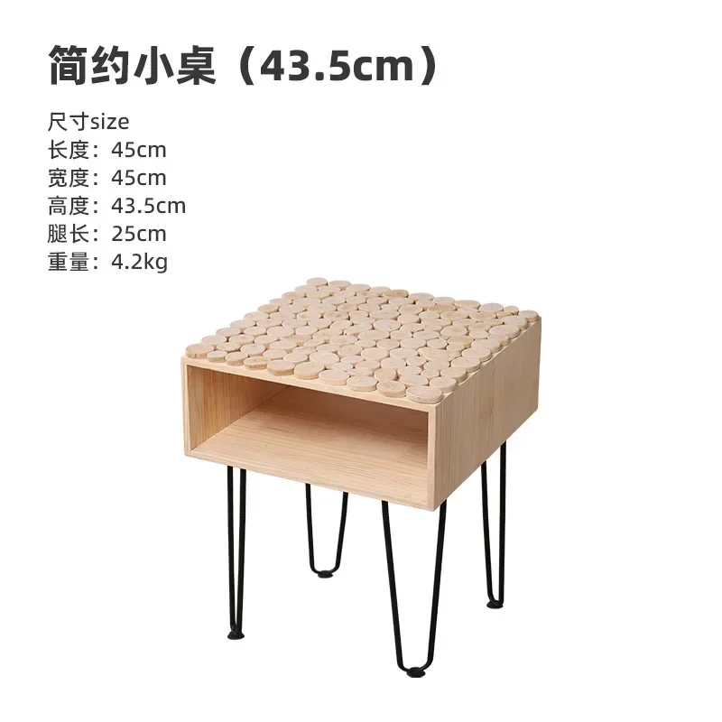 Creative small apartment living room coffee table, small table, simple modern home