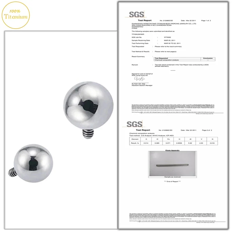 10pcs/Lot 16G 14G Stud Earrings Nose Nail Labret Lip Nail Jewelry Accessories F136 Titanium Piercing 3/4/5mm Jewelry Ball Top