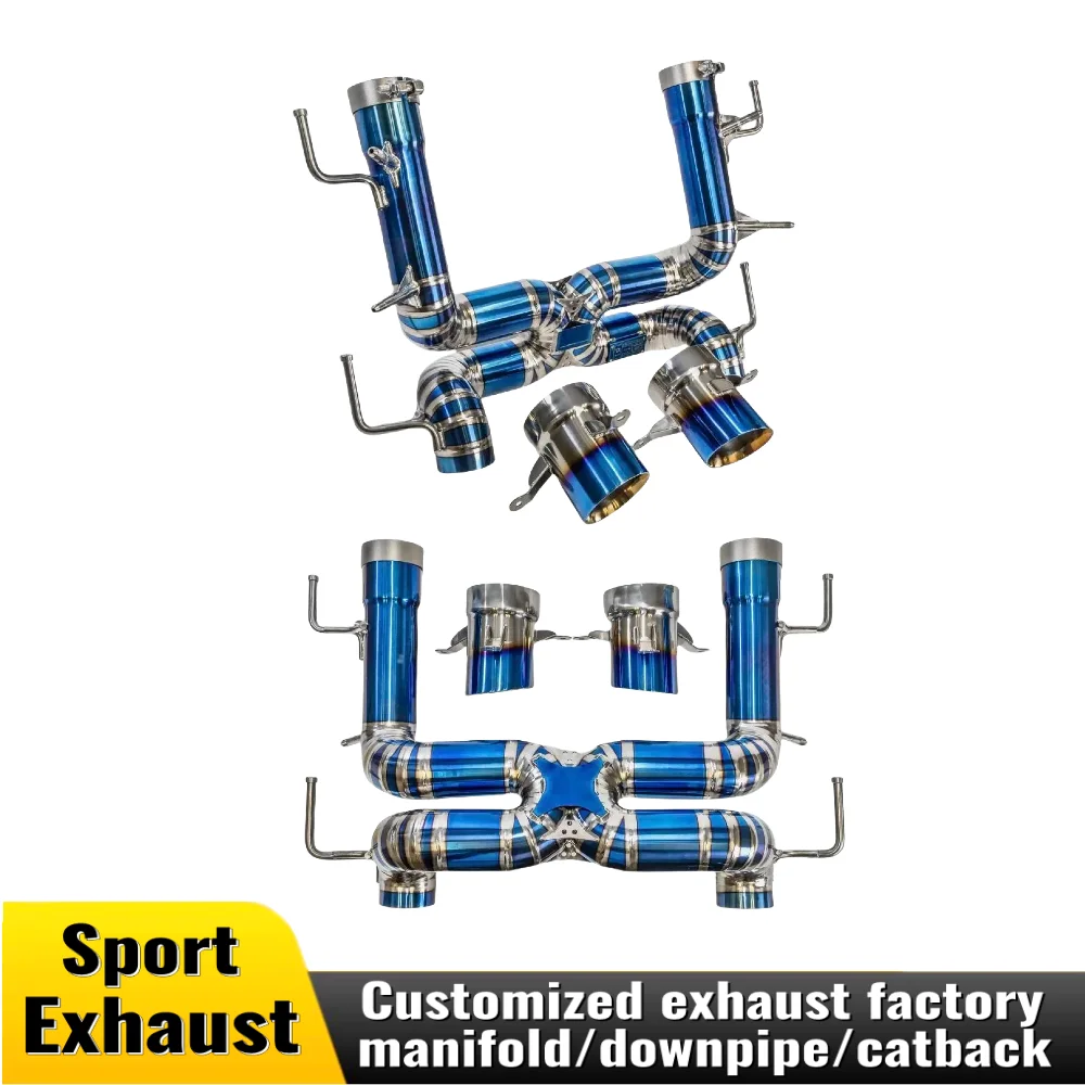 

Exhaust cat back for Ferrari SF90 titanium exhaust system racing performance perfect installation exhaust pipe modification