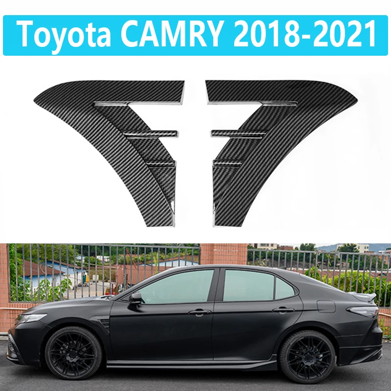 

For Toyota CAMRY 2018-2021 Side Wing Fender Side Label Sticker Air Outlet Decoration Modification Flank Decoration
