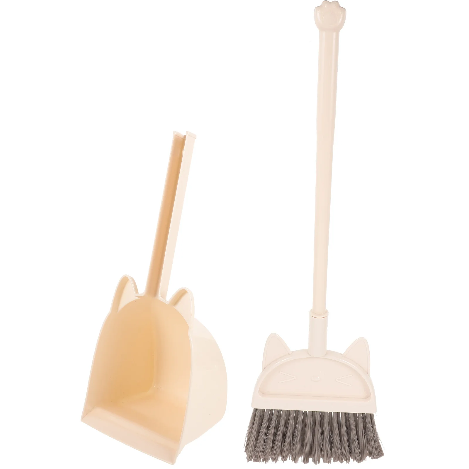 1 conjunto de vassoura pequena para crianças, vassoura de plástico com pá, ferramentas fofas de limpeza para crianças e crianças pequenas, casa