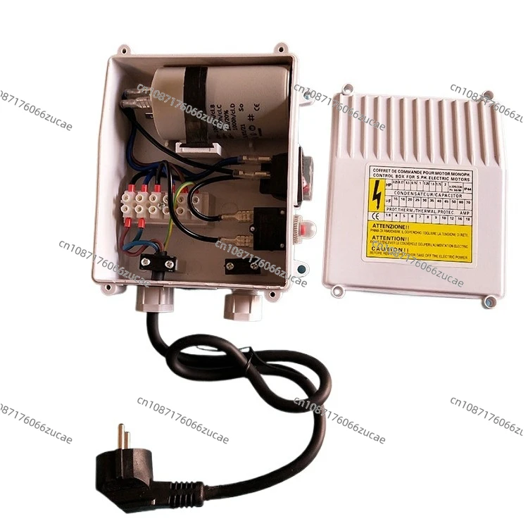 Stainless Steel Deep Well Pump External Capacitor Box Power Junction Box 0.37-2. 2kw Submersible Pump Power Controller