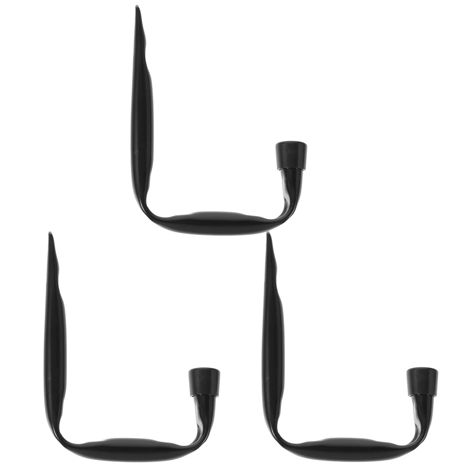 

Heavy Duty Metal Hooks Wall Mount for Tools Ladders Storage Utility Hanger Rust Resistant Tubular Steel Practical Arm
