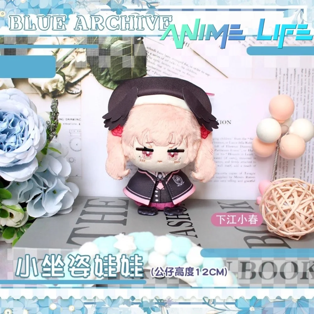 

Plushie Game Blue Archive Tachibana Hikari Nozomi Shimoe Koharu 12cm Doll Toy Plush Keychain Pendant Cosplay Gift Cute MK