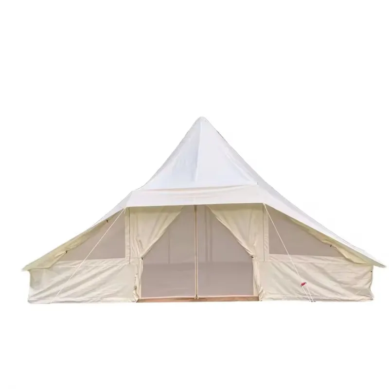 

Outdoor pyramid shape cotton 6-8 persons canvas touareg tent