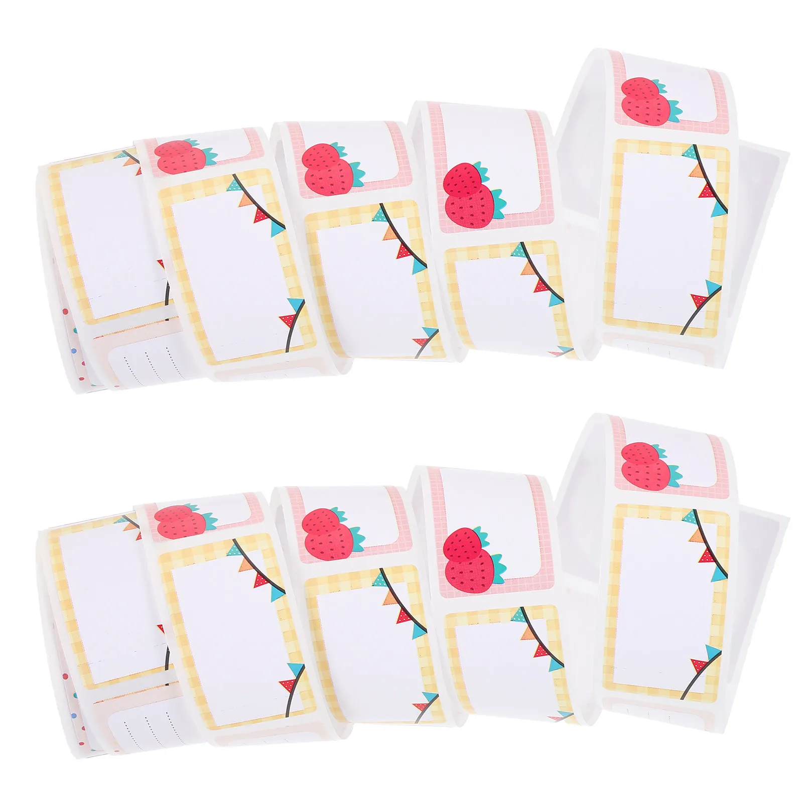 

2 шт., 2 рулона наклеек с именами для унисекс-продукции, красочные клейкие этикетки для детских бутылочек, хранения одежды, организации детского сада и дошкольных учреждений