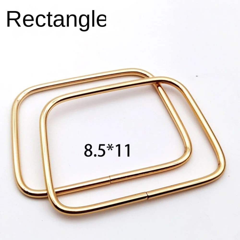 1 Pair New Iron Bag Handle Sturdy Multiple Shapes Bag Carrying Ring Not Easily Faded Luggage Hardware Accessories DIY